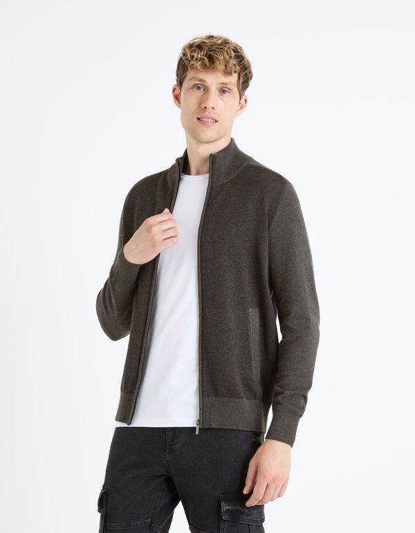 Celio Celio Fegillou Zipper Cardigan - Men's