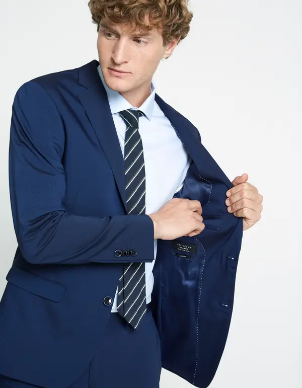 Celio Celio Fitted Blazer Mudiam - Men's