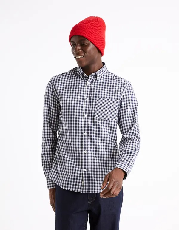 Celio Celio Flannel Shirt Caotwich - Men's