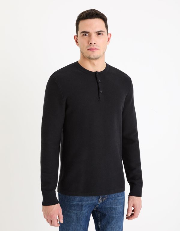 Celio Celio Henley Genesis Sweater - Men's