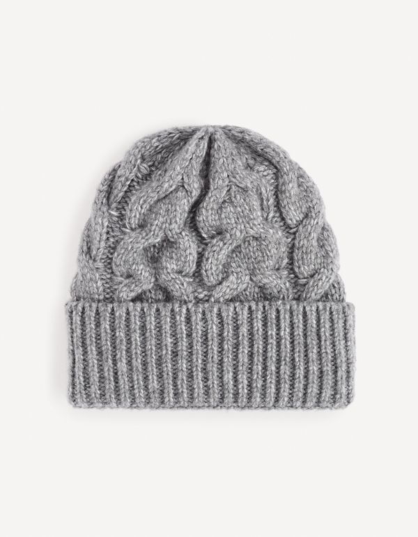 Celio Celio Knitted Beanie Fibeasnow - Men's