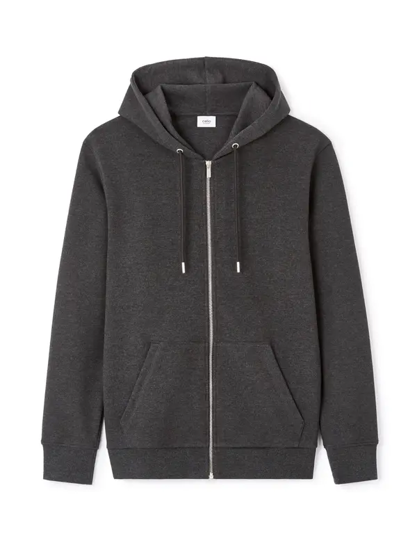 Celio Celio Lepiquet Sweatshirt with Zipper - Men's