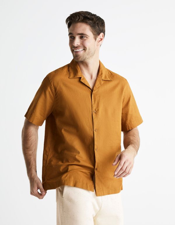 Celio Celio Linen Shirt Basurf - Men