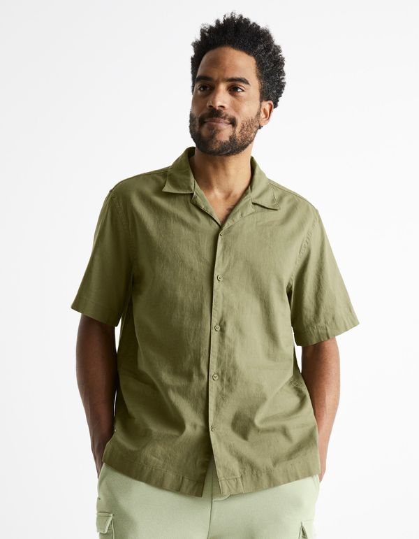 Celio Celio Linen Shirt Basurf - Men