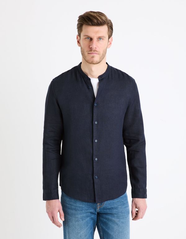 Celio Celio Linen Shirt Damaolin - Men's