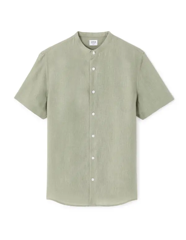 Celio Celio Linen Shirt Damaopoc - Men's