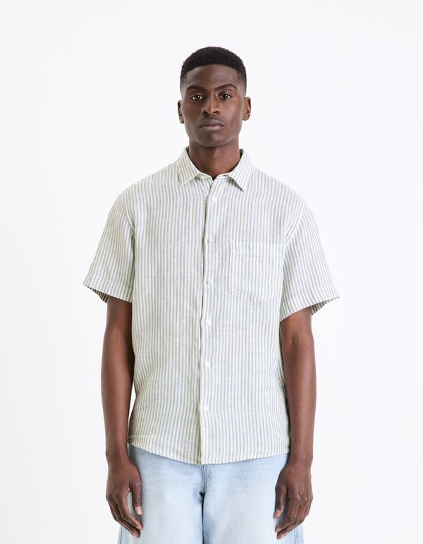 Celio Celio Linen Shirt Damarlin - Men's