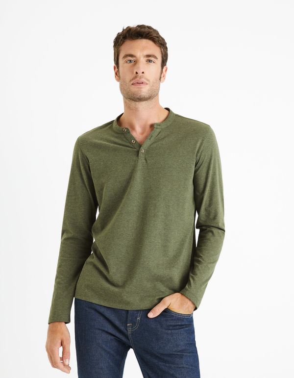 Celio Celio Long Sleeve T-Shirt Fegetiml - Men's