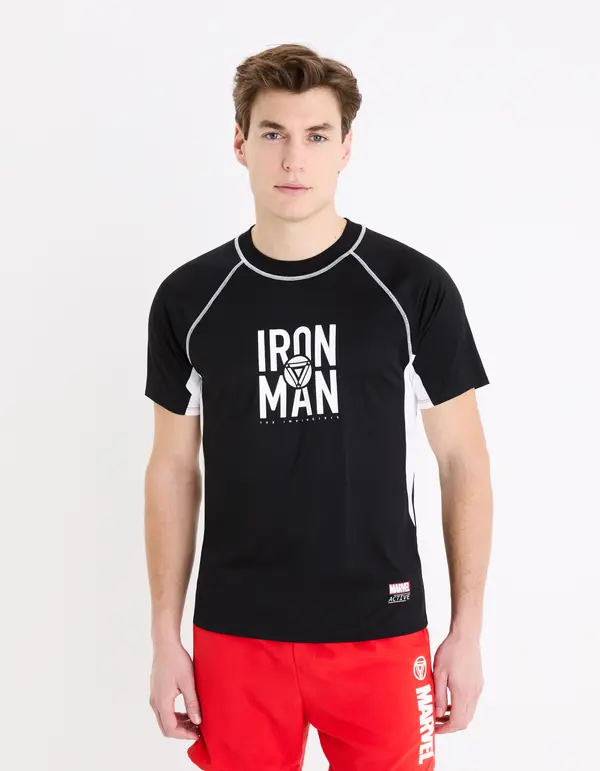 Celio Celio Marvel Sports T-Shirt - Iron Man - Mens