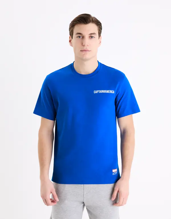 Celio Celio Marvel T-Shirt - Captain America - Mens
