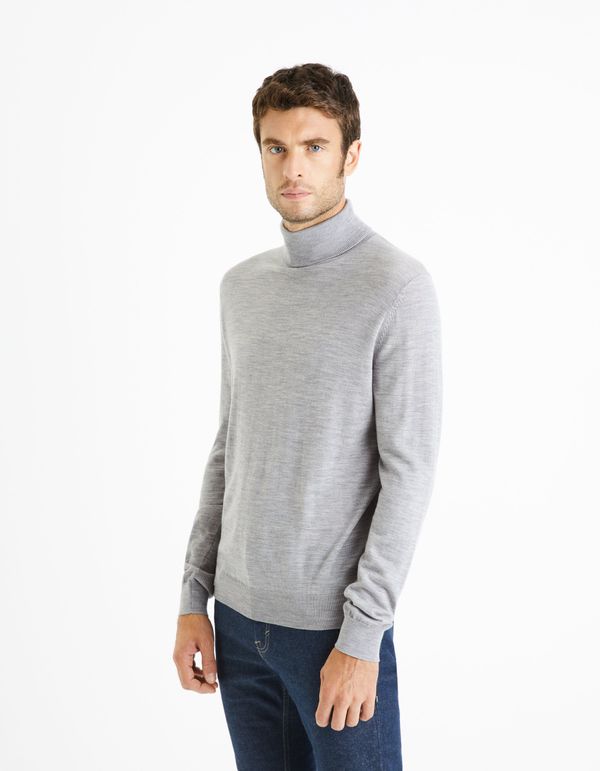 Celio Celio Menos Turtleneck Merino Sweater - Men's