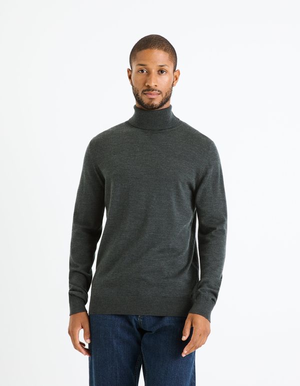 Celio Celio Menos Turtleneck Merino Sweater - Men's