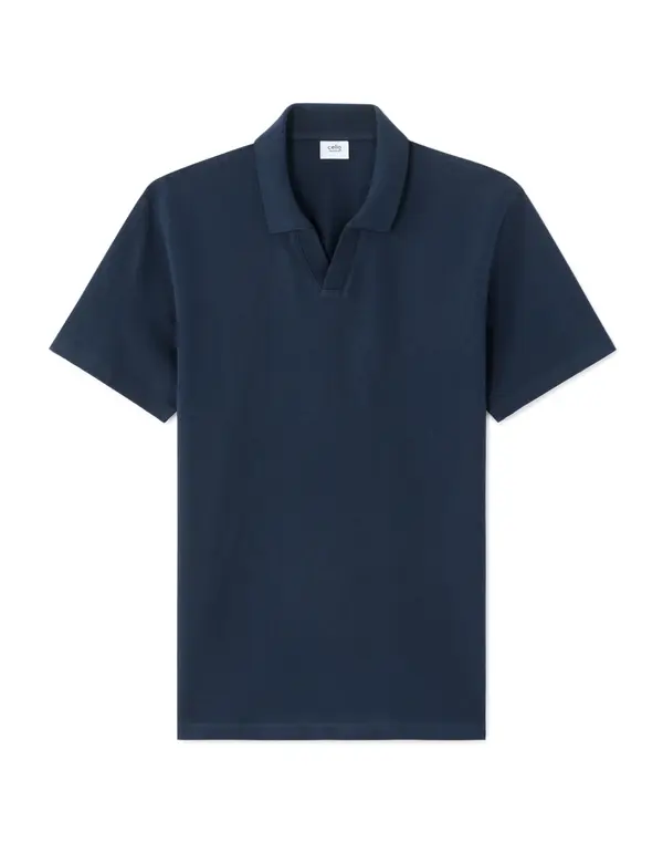 Celio Celio Nepiquy polo majica, mornarsko modra