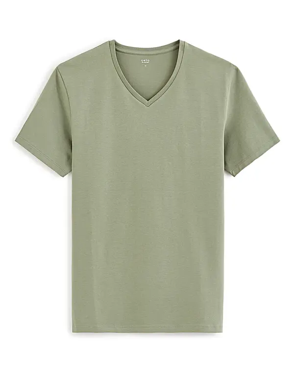 Celio Celio Neuniv T-shirt in Supima cotton - Men's