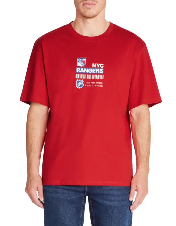 Celio Celio New York Rangers Short Sleeve T-Shirt - Mens