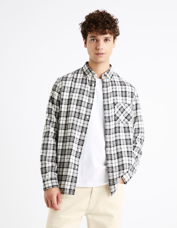 Celio Celio Plaid Flannel Shirt Canewto - Men