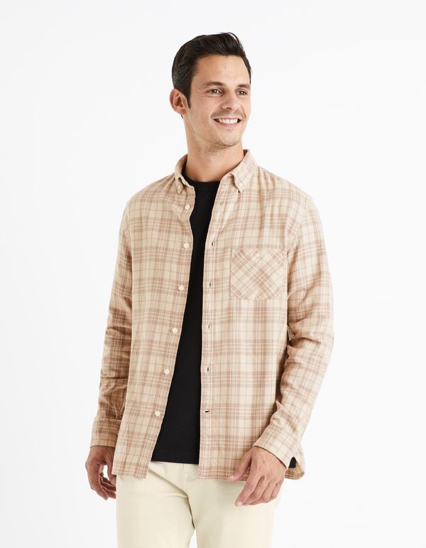 Celio Celio Plaid Flannel Shirt Canewto - Men