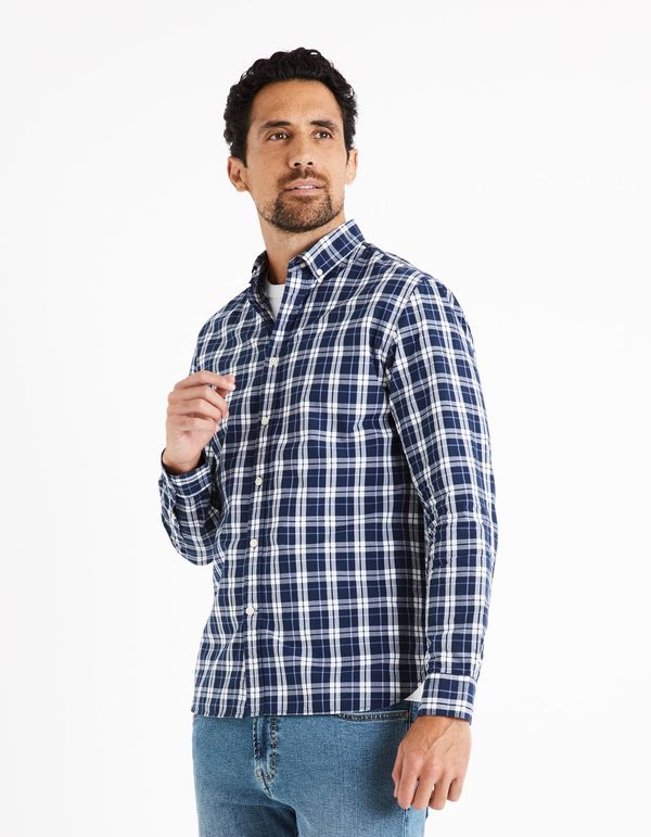 Celio Celio Plaid Shirt Canew - Men