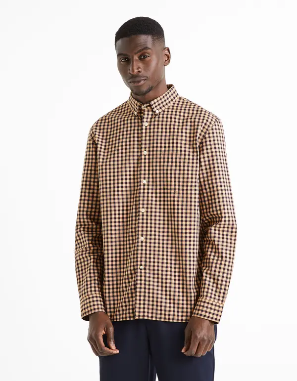 Celio Celio Plaid Shirt Dakaris - Men's