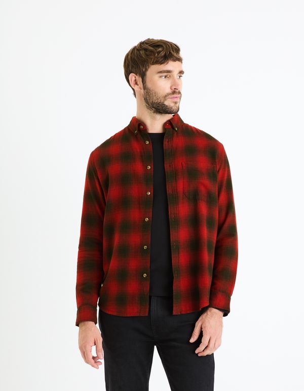 Celio Celio Plaid Shirt Fabuche - Men's