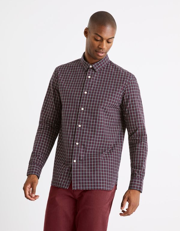 Celio Celio Plaid Shirt regular Carolo - Men