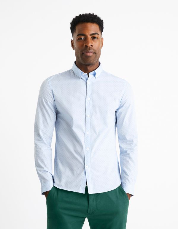 Celio Celio Polka dot shirt Caop - Men