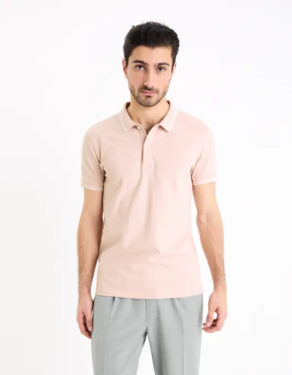 Celio Celio Polo Pique Decolrayeb T-Shirt - Men's