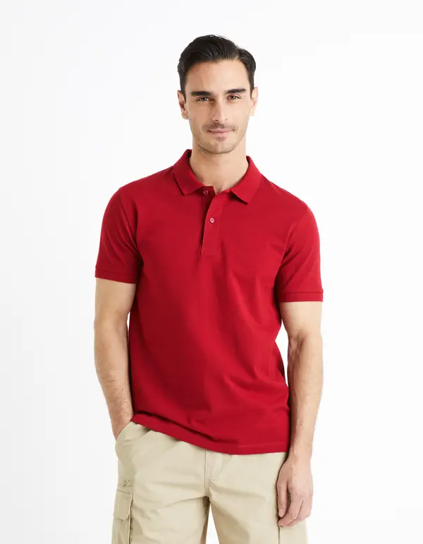 Celio Celio Polo Pique Teone T-Shirt - Mens