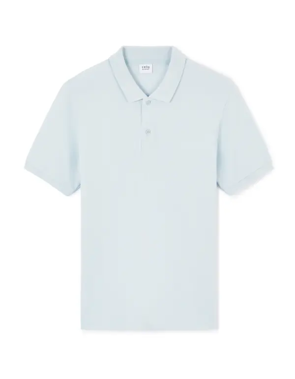 Celio Celio Polo Pique Teone T-Shirt - Mens