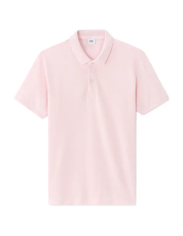 Celio Celio Polo Pique Teone T-Shirt - Mens