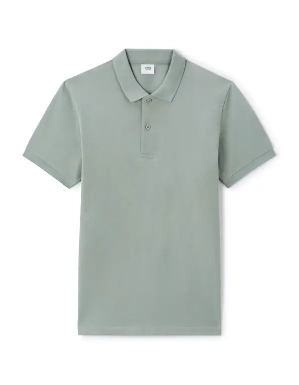 Celio Celio Polo Pique Teone T-Shirt - Mens