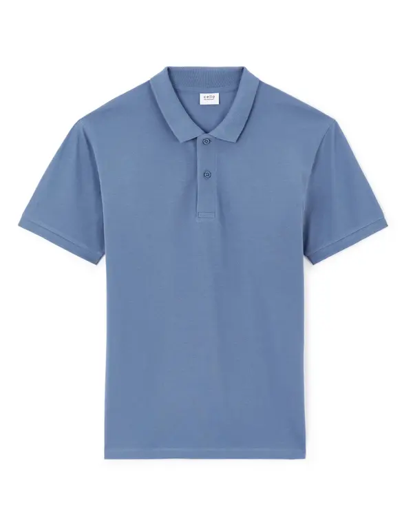 Celio Celio Polo Pique Teone T-Shirt - Mens
