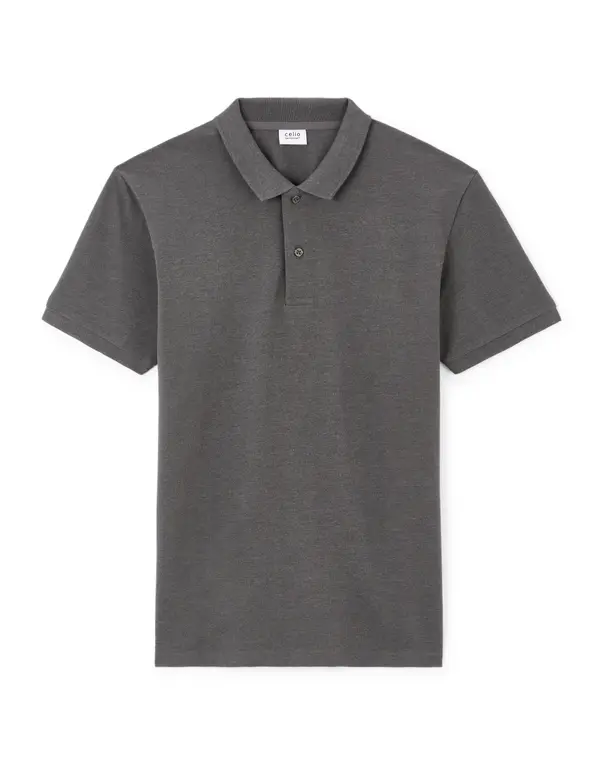 Celio Celio Polo Pique Teone T-Shirt - Mens