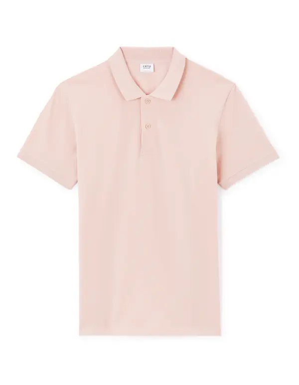 Celio Celio Polo Pique Teone T-Shirt - Mens