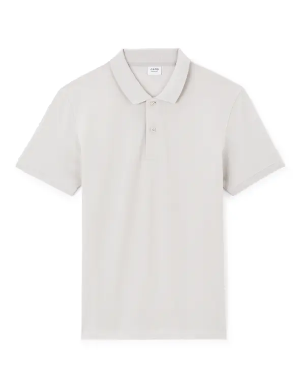 Celio Celio Polo Pique Teone T-Shirt - Mens