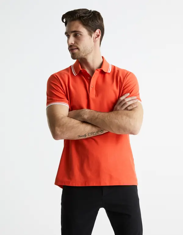 Celio Celio Polo T-Shirt Beline Pique - Men's