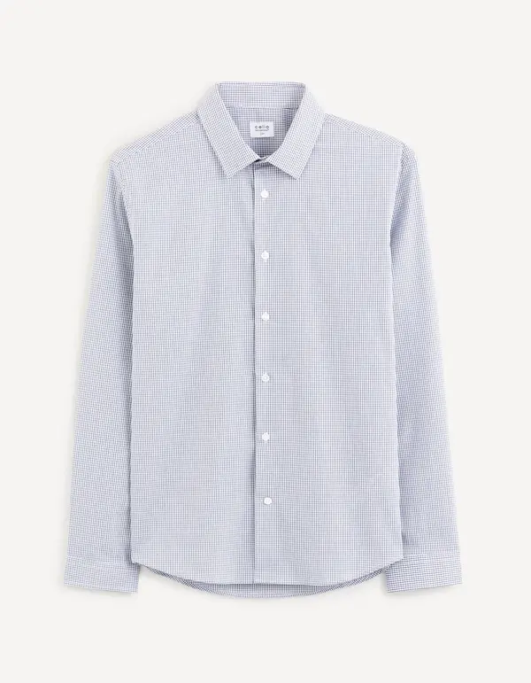 Celio Celio Shirt Baburo slim petite check - Men's