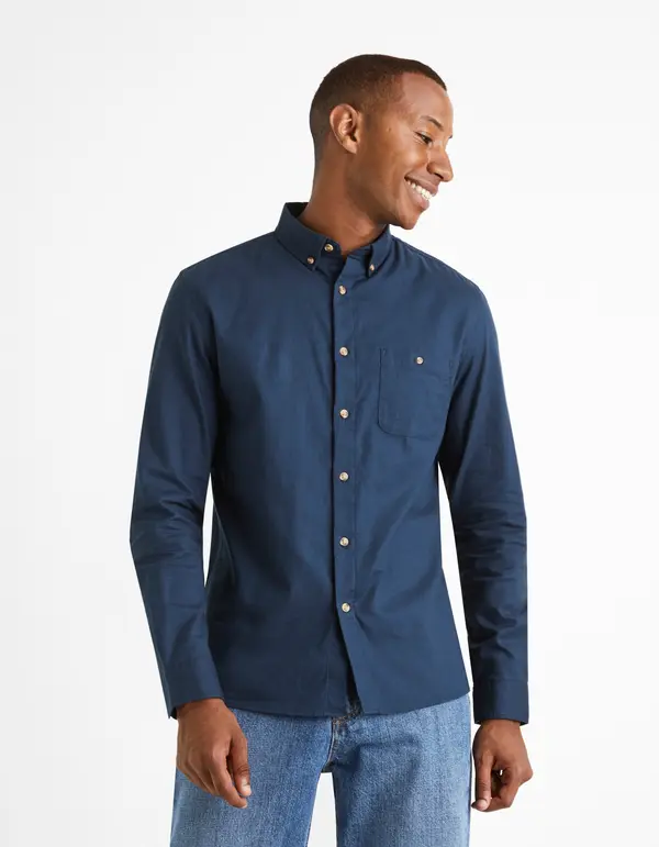 Celio Celio Shirt twill regular Carobone - Mens