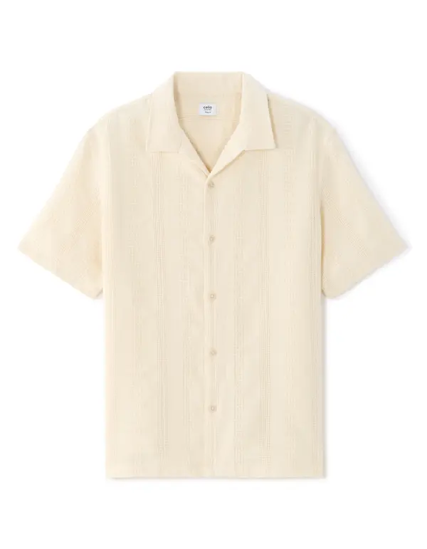 Celio Celio srajca s kubanskim ovratnikom