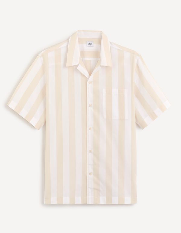 Celio Celio Striped Shirt Bayard - Men