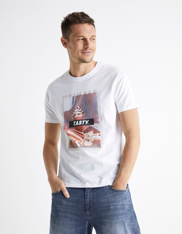 Celio Celio T-shirt Berelax with TASTY print. - Men's