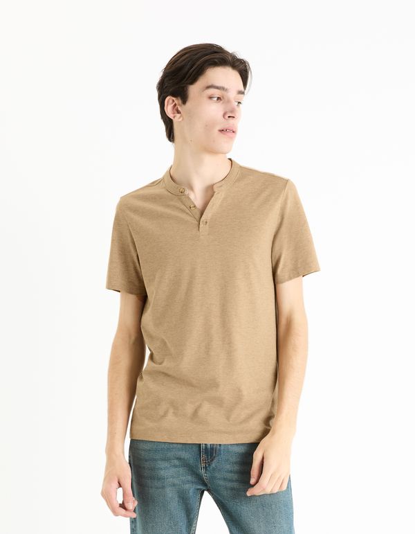 Celio Celio T-shirt henley Cegeti - Men's