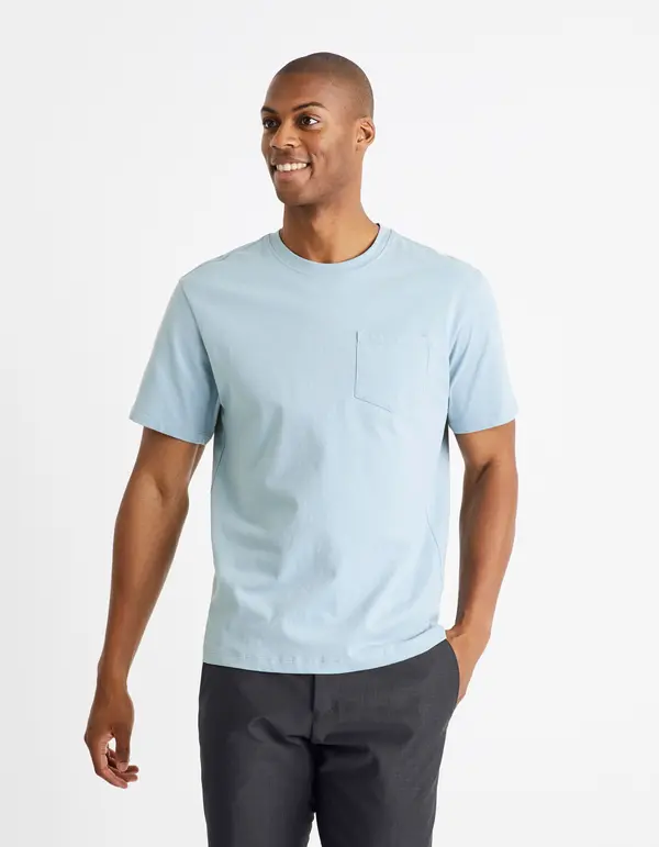 Celio Celio T-shirt with pocket Cesolace - Men's