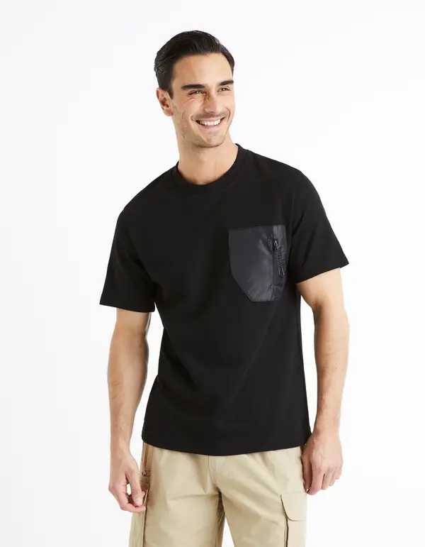Celio Celio T-shirt with pocket Fepotech - Mens