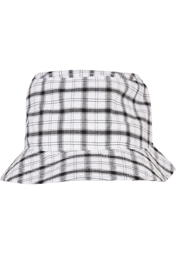 Flexfit Check Bucket Hat White/Grey