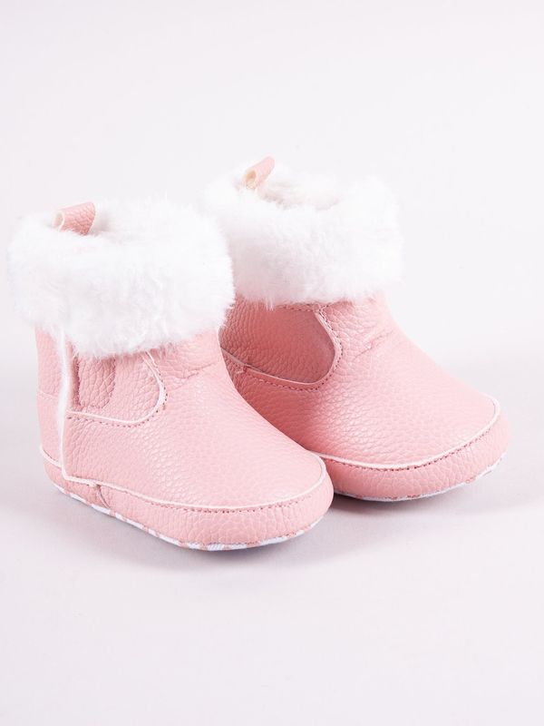 Yoclub Children winter boots Yoclub Yoclub_Velcro_Strappy_Girls'_Boots_OBO-0185G-0500_Pink