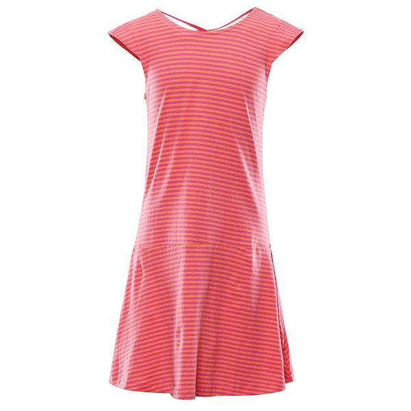 ALPINE PRO Children's cotton dress ALPINE PRO REATO magenta