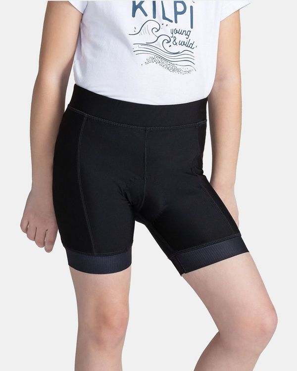 Kilpi Children's cycling shorts Kilpi PRESSURE-J Black