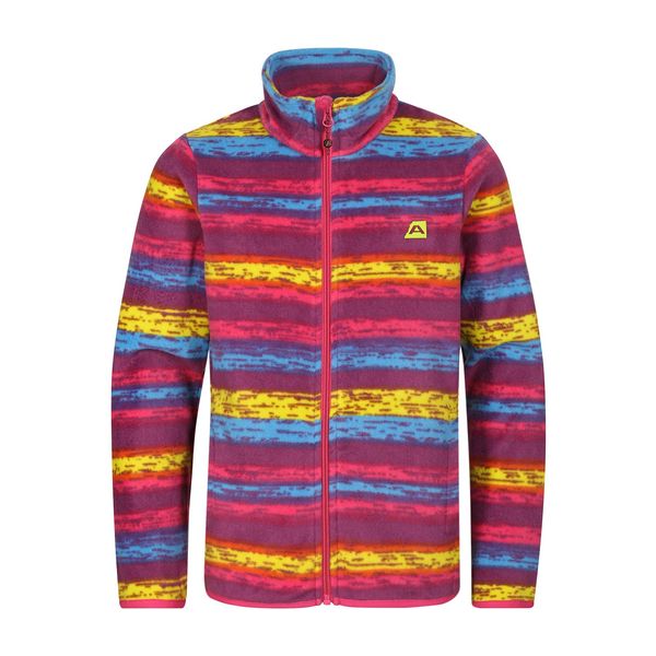 ALPINE PRO Children's fleece sweatshirt ALPINE PRO SIUSO neon knockout pink variant pa