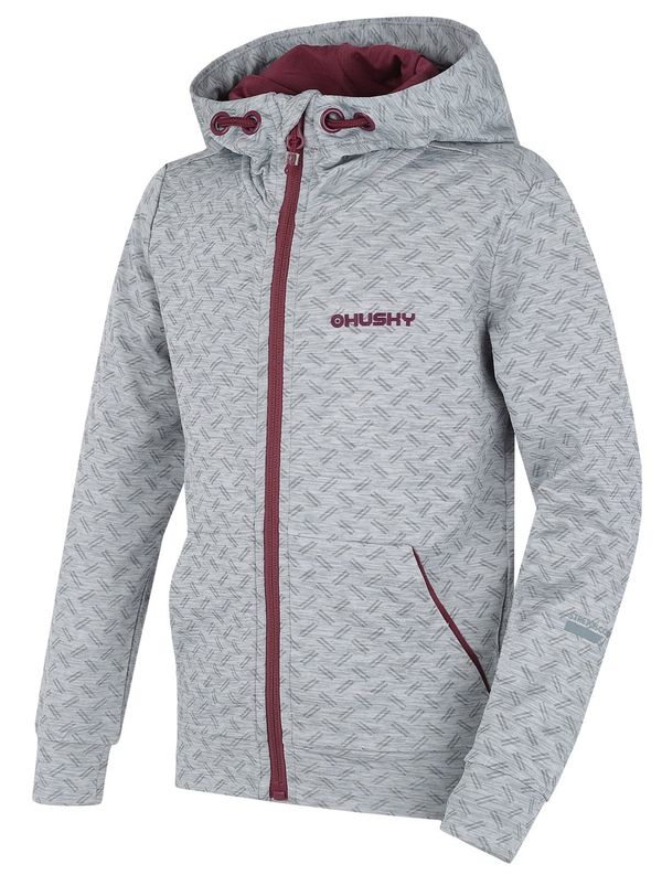 HUSKY Children's hoodie HUSKY Alony K light gray